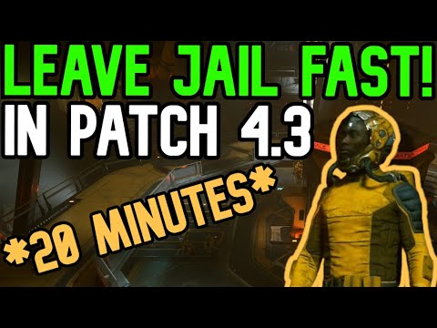 How  To Get Out Of Jail FAST In Star Citizen Patch 4.3! (Klescher Prison)