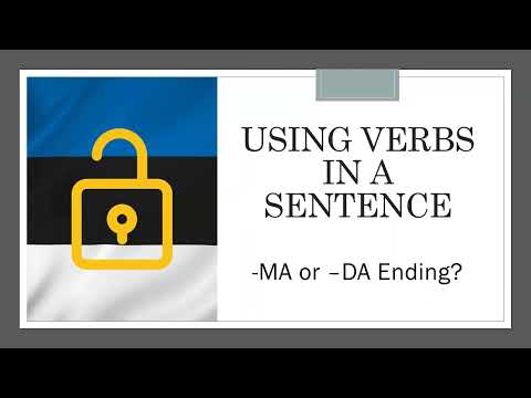 Learn Estonian - Verb Infinitives Explained