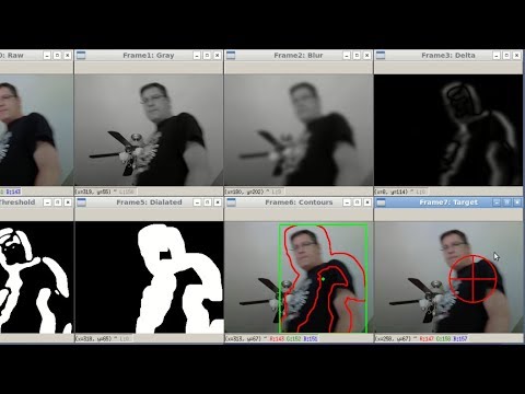 Motion Detection Basics - OpenCV and Python3 Tutorial - Targeting Part 1