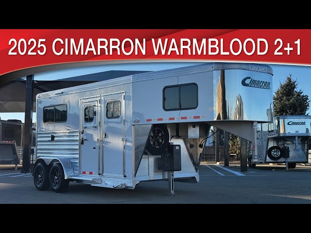 Preview image of 2025 Cimarron Norstar Warmblood 2 Horse Gooseneck Straight Load youtube video
