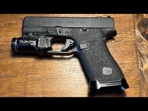 DIY stippling on a Glock 43x