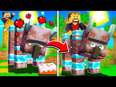 How to tame a RAVAGER in Minecraft?