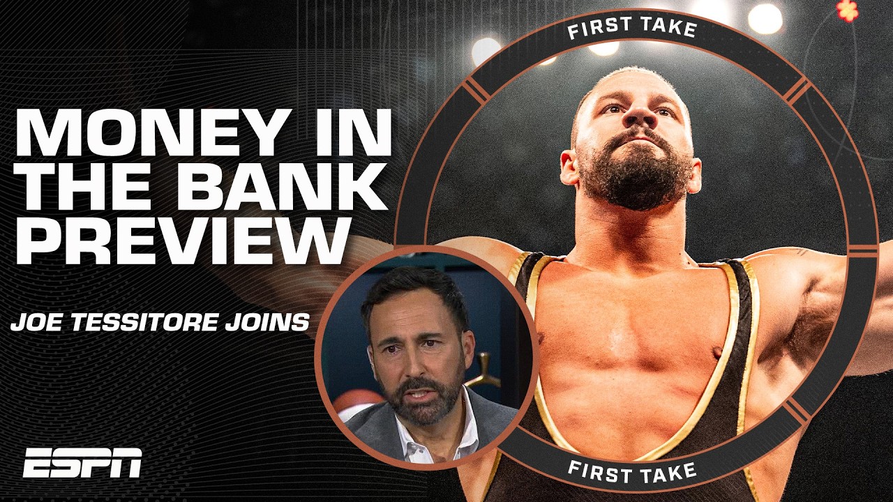 Bron Breakker is an ‘UNPREDICTABLE BADASS!’ 🔥 Joe Tessitore previews Money in the Bank | First Take