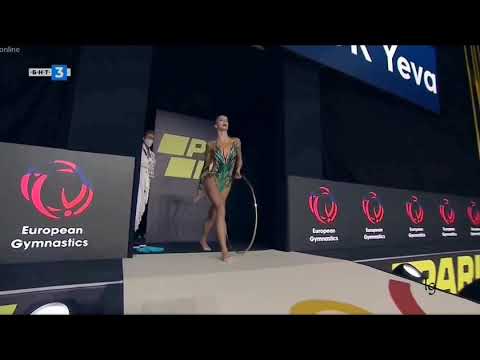 Yeva Meleshchuk Hoop AA European RG Championships Kiev 2020