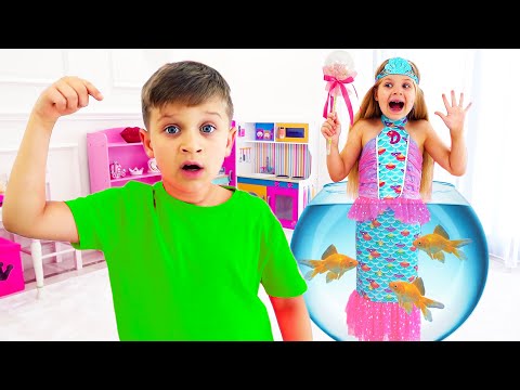 Diana Turns Into A Mermaid And Other Fun Toy Stories