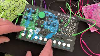 Video thumbnail for cre8audio East Beast Sound Demo (no talking) at Superbooth 2022 by Bonedo Synthesizers