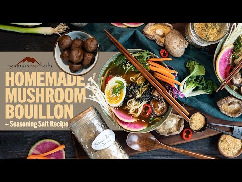 Homemade Mushroom Bouillon + Seasoning Salt Recipe