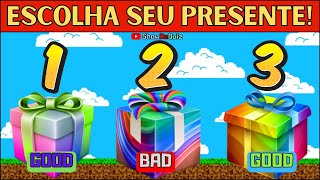 Escolha a caixa errada e você perde 😱 Choose Your Gift 🎁 Good or Bad or Good 🎁 Elige Tu Regalo 🎁