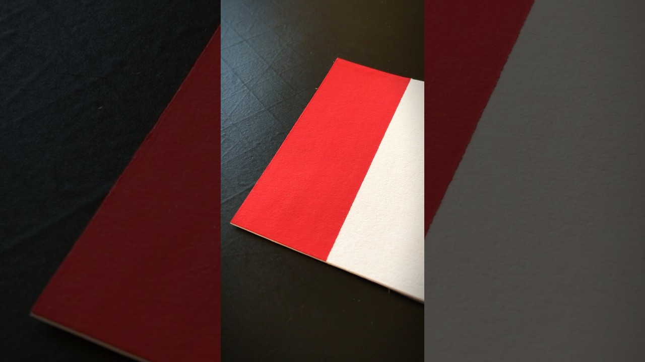 INDONESIA 🇮🇩 Flag Drawing #flags #indonesia #asia #posca