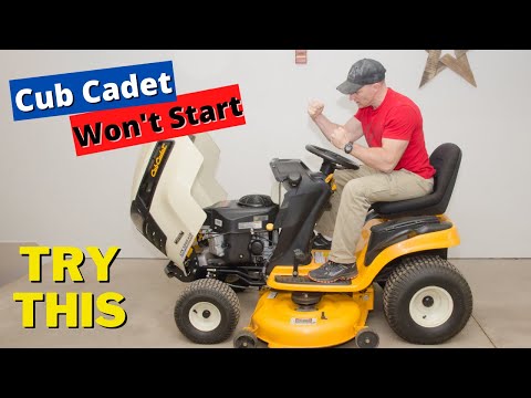My cub cadet won't start try this before you take it to the shop