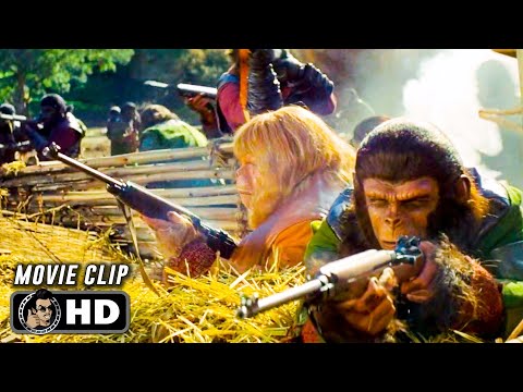 BATTLE FOR THE PLANET OF THE APES Clip - "War" (1973)