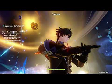 Double Hydro C1 Hu Tao + Aggravate keqing | Spiral Abyss 3.1