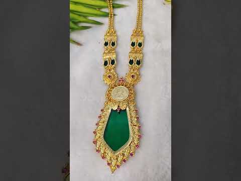 Special Nagapadam haram @jbimitation5621 #viralvideo #designergemjewels ₹#necklace #jewellery
