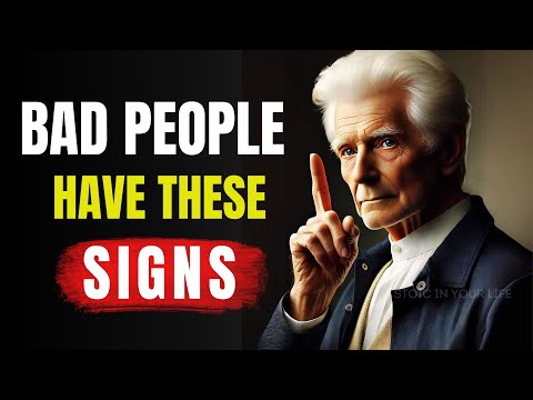 11 OBVIOUS Signs There Is An EVIL Person Next To You | Wisdom For Living | Stoicism