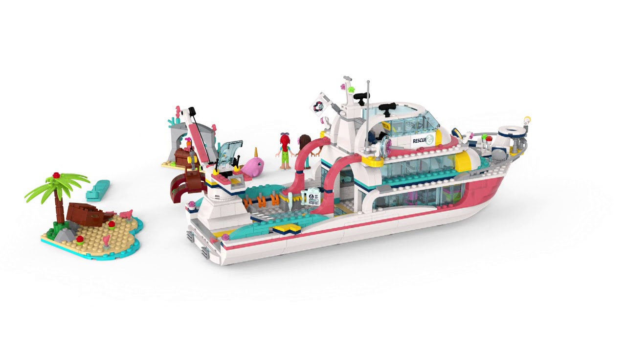 Конструктор LEGO Friends 41381 Катер для спасательных операций