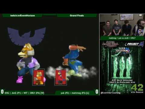 Construct 92 - mattmog + yuk vs EHG  Jon$ + WIT  ORLY - Melee Doubles GF