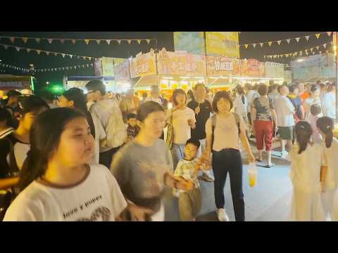 順德尋味人山人海，順峯山公園美食節，從下午逛到晚上