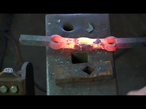 Blacksmithing - Getting started - Punching and drifting basics, CBA Level II Grille