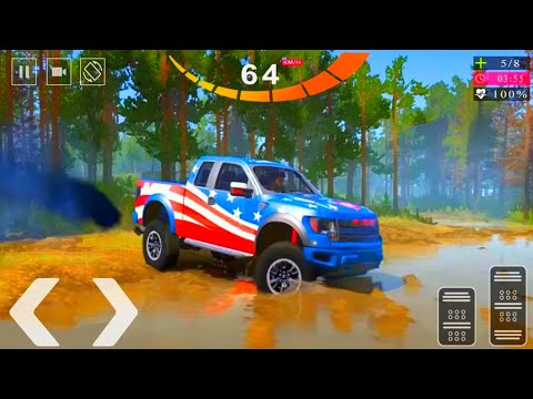 Pickup Truck 2020 - Raptor Truck - 4x4 offroad jeep SUV driving - Android Gameplay
