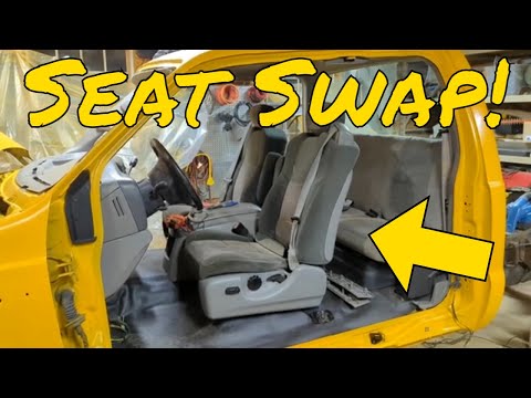 Super Duty Seat Swap to Seats with Built In "Integrated" seat belts!