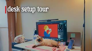 my work from home desk setup tour with prices | software engineer in the philippines