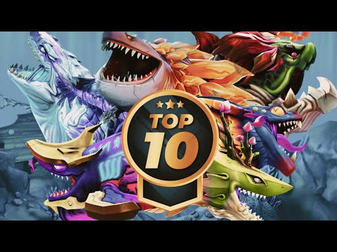 TOP 10 STRONGEST SHARKS IN HUNGRY SHARK SERIES NEW 2023 - MIGHTY MATRIARCH UPDATE