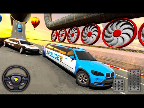 Police Limo Car Stunts GT Racing: Ramp Car Stunt - Android Gameplay