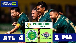 Atlético-PI x Piauí. Campeonato piauiense 2026, 4° rodada, gols do jogo.