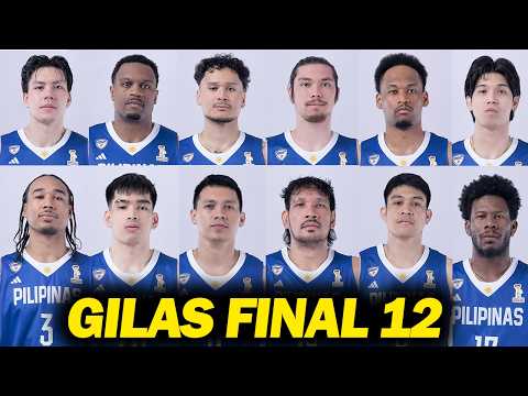 GILAS PILIPINAS FINAL 12 ROSTER for the 2nd Window Against New Zealand and Australia!