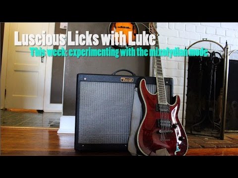 Luscious Licks: mixolydian mode