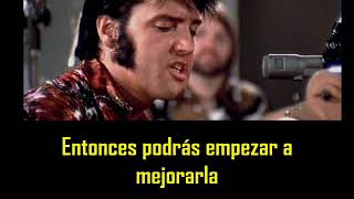 ELVIS PRESLEY - Hey Jude ( con subtitulos en español )  BEST SOUND