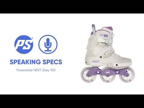 Powerslide Next Grey 100 skates - Speaking Specs