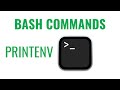 Bash Commands Printenv Command