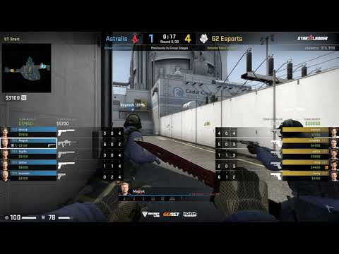 ESports - CS:GO, Astralis vs G2, StarLadder Major 2019 (29th of August 2019), Nuke - Map 1