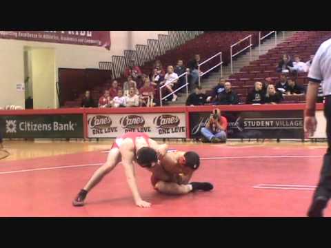 B.J. Suitor (Boston) dec. Ben Cash (Iowa State), 10-3 at 133 lbs.