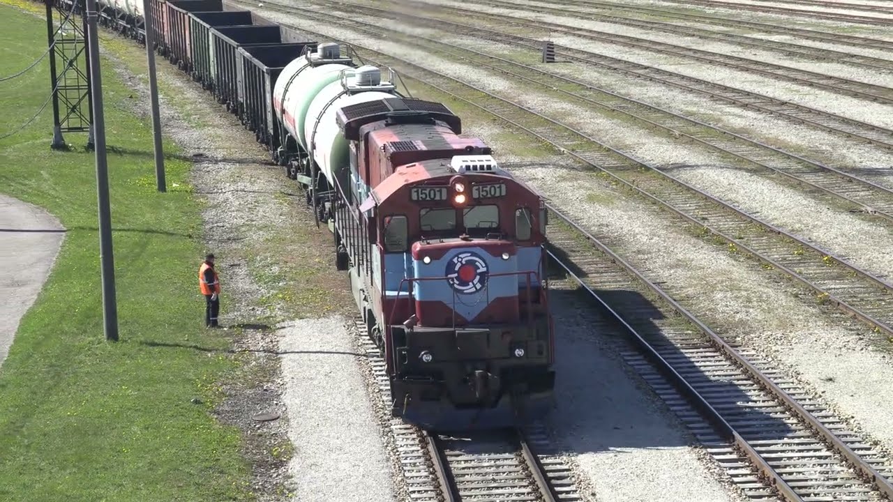 Тепловоз C36-7I-1501 на ст. Юлемисте / GE C36-7I-1501 at Ülemiste station