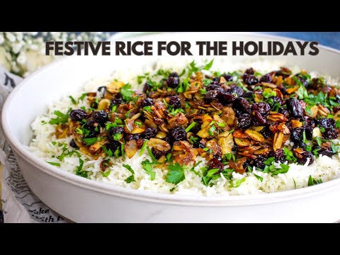 Moroccan Festive Rice for the Holidays!
