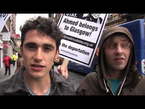 Refugee Demonstration Glasgow 2012