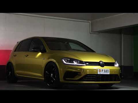Golf 7.5 R performance yellow curcuma