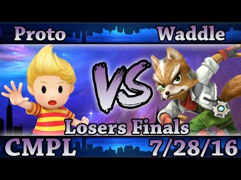 CMPL 12 - Proto (Lucas) Vs !sip|Waddle (fox) Smash Wii U Losers Finals - Smash 4