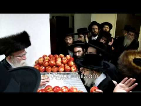 Pshevorsk Rebbe In Willamsburg Tu BiShevat 5774