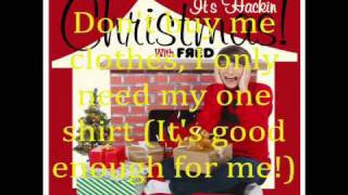 Fred Figglehorn - Christmas Cash [Lyrics]