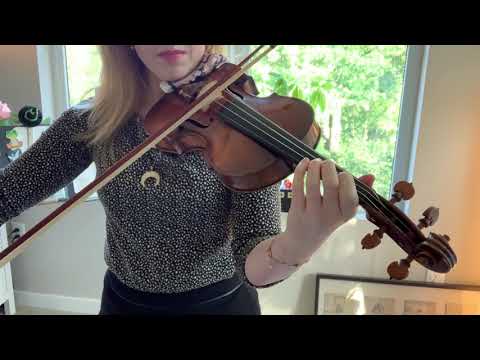 1 Octave E Natural Minor Scale Violin Tutorial