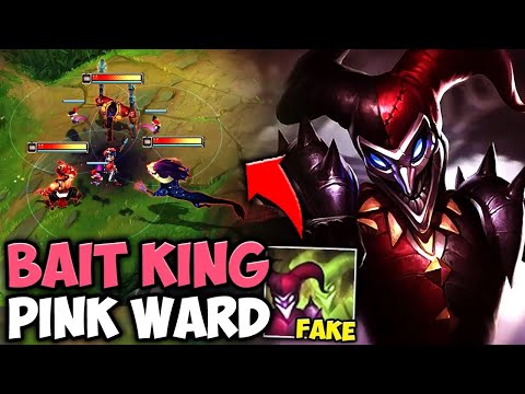 10 Minutes of Pink Ward out smarting the enemies with Shaco
