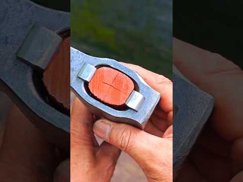 I made a wedge for the axe that works great! #shorts #made #axe #wedge