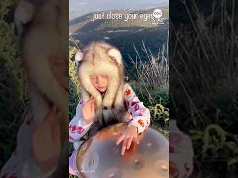 Girl with no musical training stuns with handpan talent