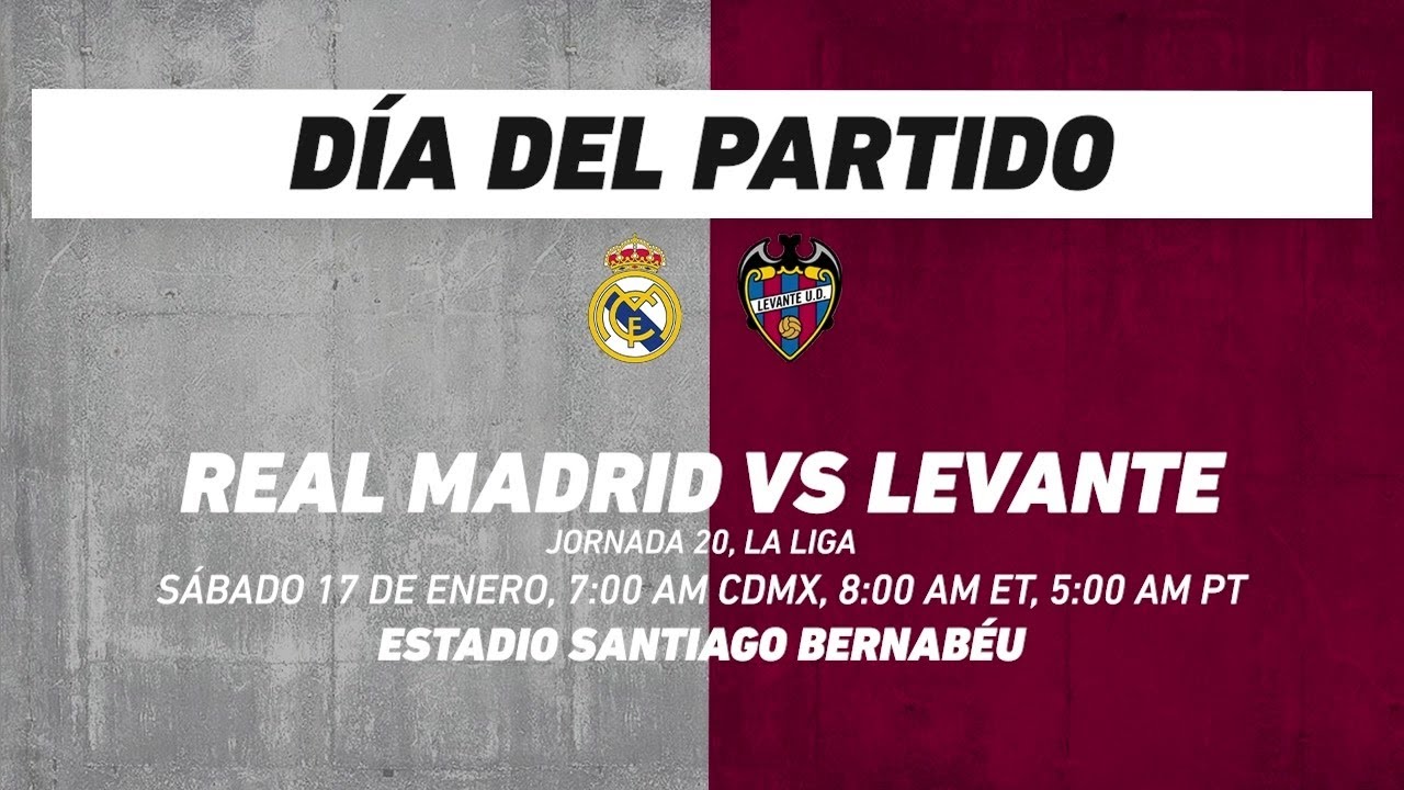 Real Madrid vs Levante, frente a frente: LaLiga
