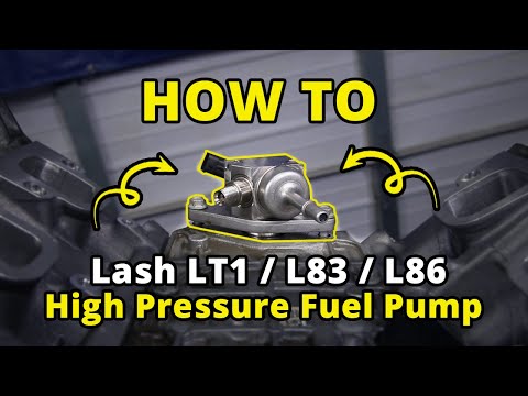 How To Properly Lash High Pressure Fuel Pump - Checking HP Fuel Pump Clearance L83 L86 LT1