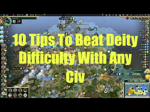 Civ 5 - 10 Tips To Beat Deity Difficulty With Any Civ (Quick Speed) - Explaining My Key Strategies