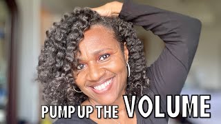 How To Get A Voluminous Twistout on Fine Hair